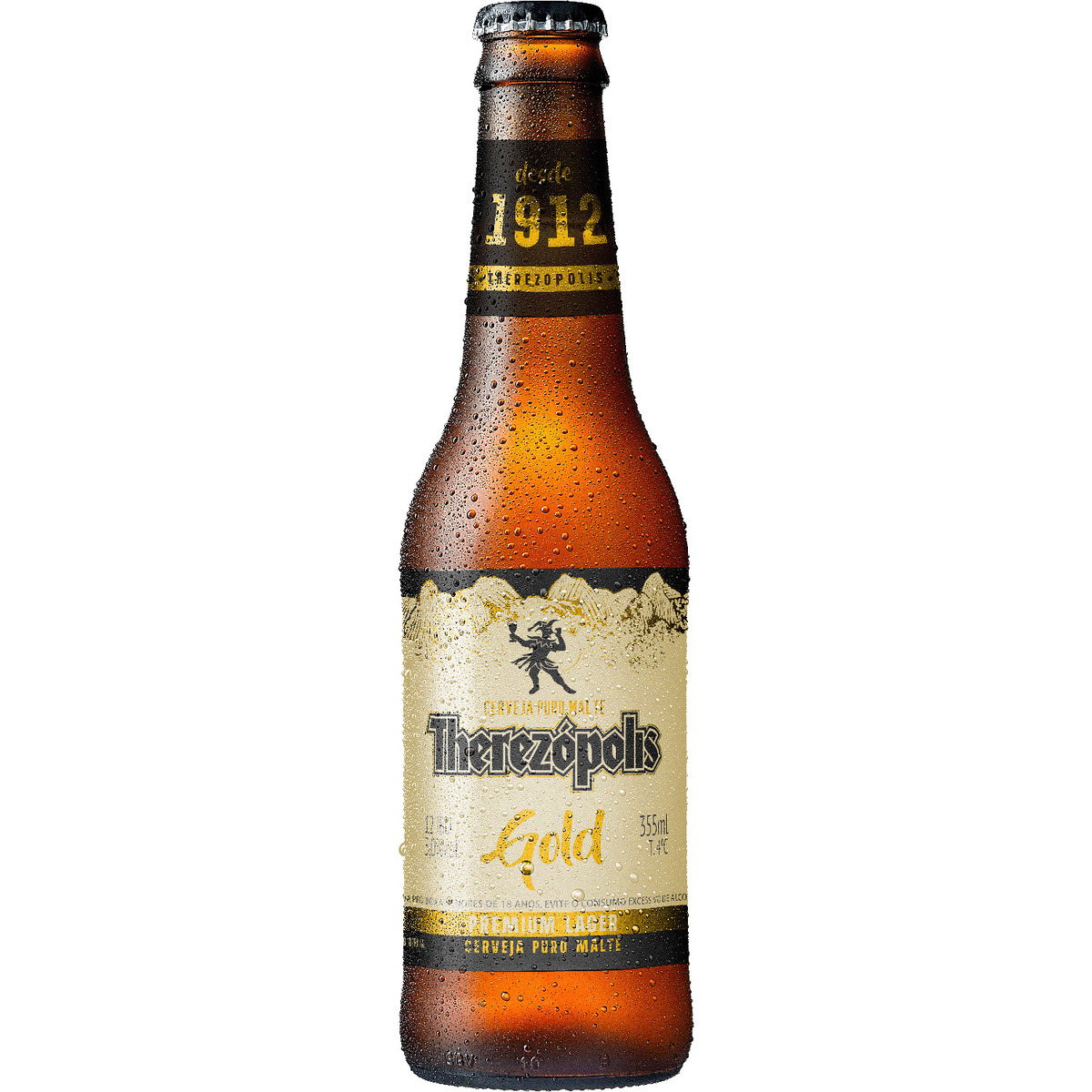Cerveja Therezópolis Lager Gold Long Neck 355ml